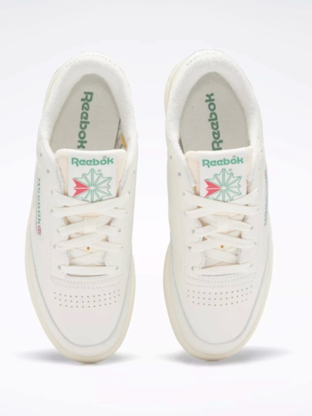 Reebok Women's Club C 85 Vintage Shoes - Chalk/Alabaster/Glen Green